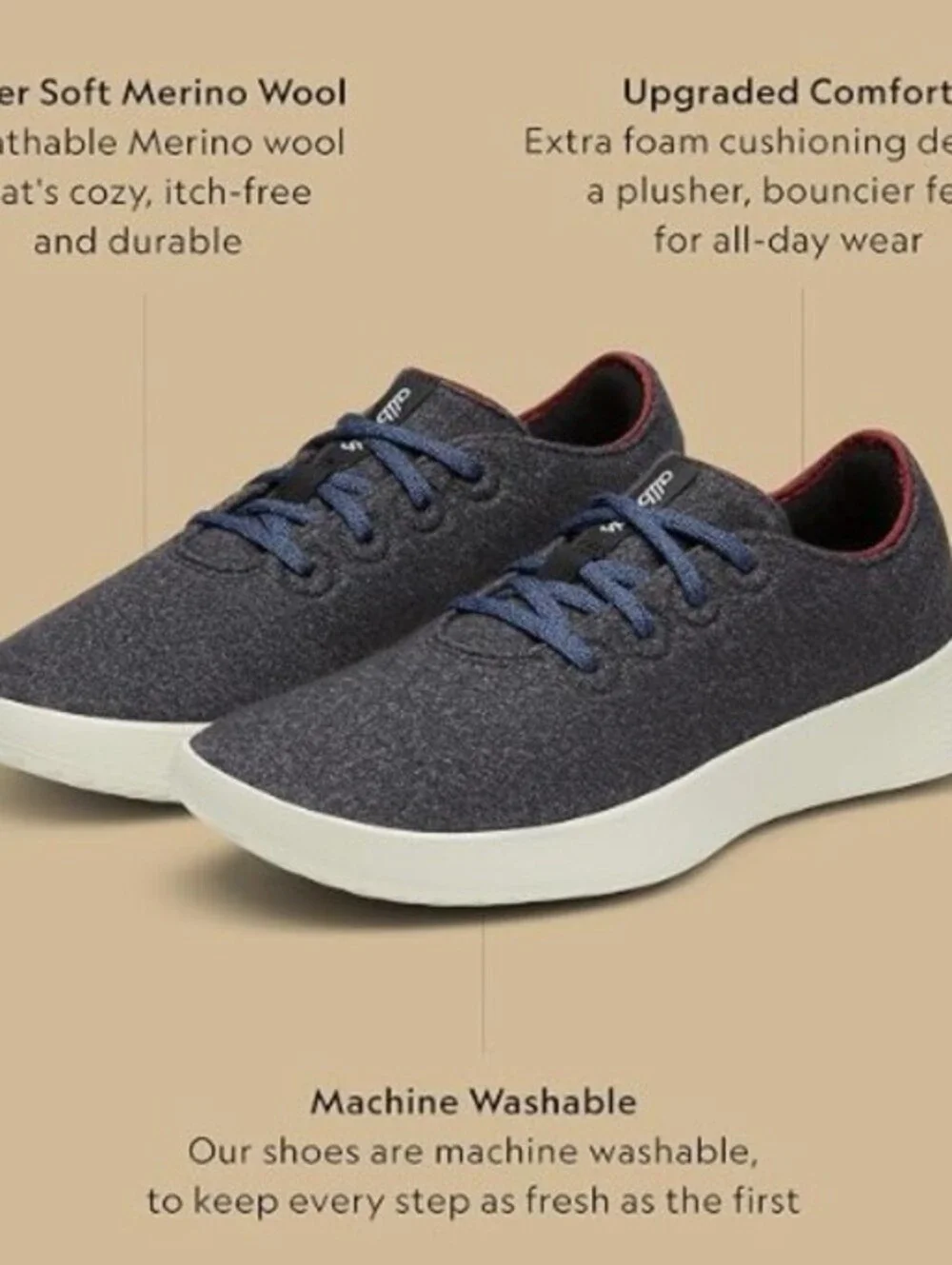 New! Size: 8 Men | Allbirds Men Wool Runner Go Shoe